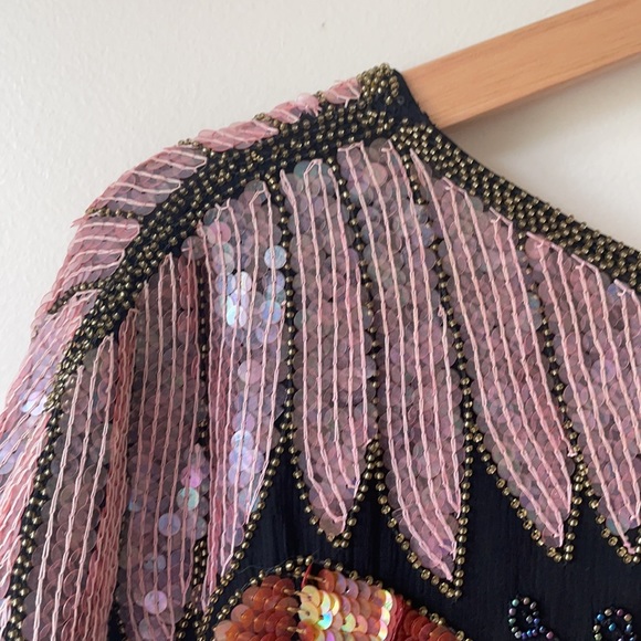 🦋Vintage Sequin Butterfly Top🦋 cute Halloween costume. - Picture 6 of 8